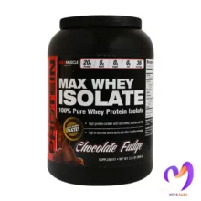 پروتئین وی ایزوله مکس ماسل ۹۰۸ گرم Max Muscle Whey Isolate