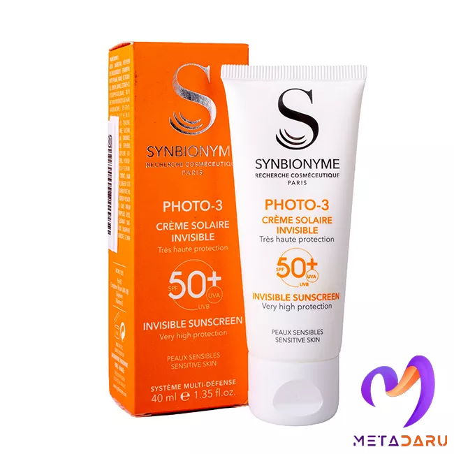 کرم ضد آفتاب بی رنگ SPF+50 سین بیونیم | Synbionyme SUNSCREEN SPF+50