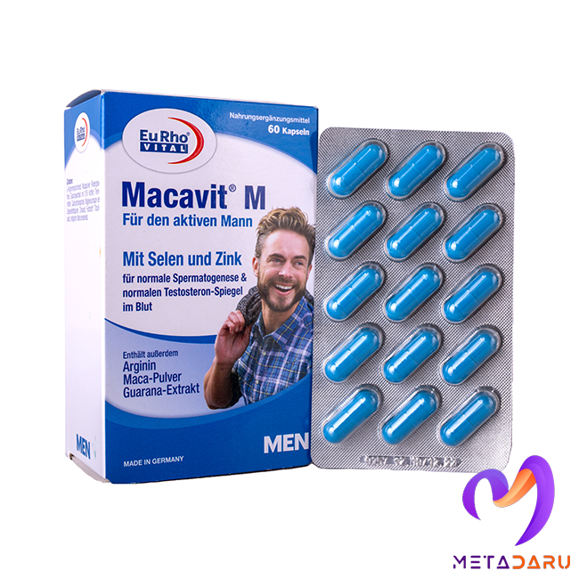 ماکاویت ام مخصوص آقایان MACAVIT-M FOR MEN CAP ( EURHO VITAL )