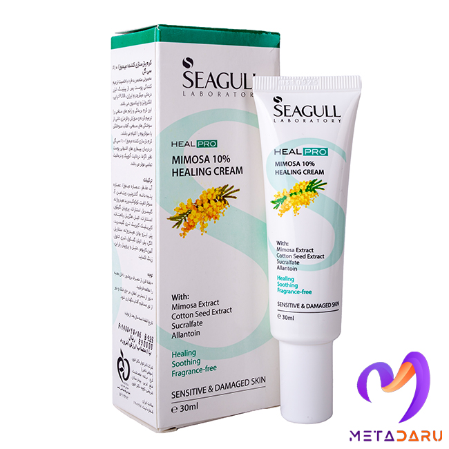 کرم بازسازی کننده میموزا 10% سی گل | Seagull Mimosa 10% Healing