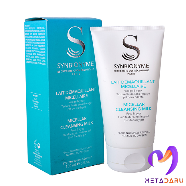 شیر پاک کننده صورت و چشم میسلار سین بیونیم | Synbionyme Cleansing Milk