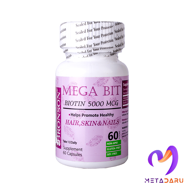 مگابیت بیوتین 5000 میکروگرم | Mega Bit Biotin 5000mcg