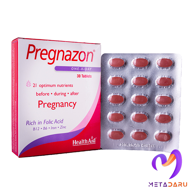 پرگنازون PREGNAZON – PREGNANCY TAB ( HEALTH AID )