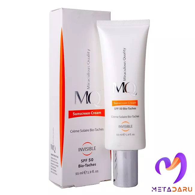 کرم ضدآفتاب بایوتاچ بی رنگ SPF50 ام کیو | Mq Sunscreen Bio-Taches SPF50