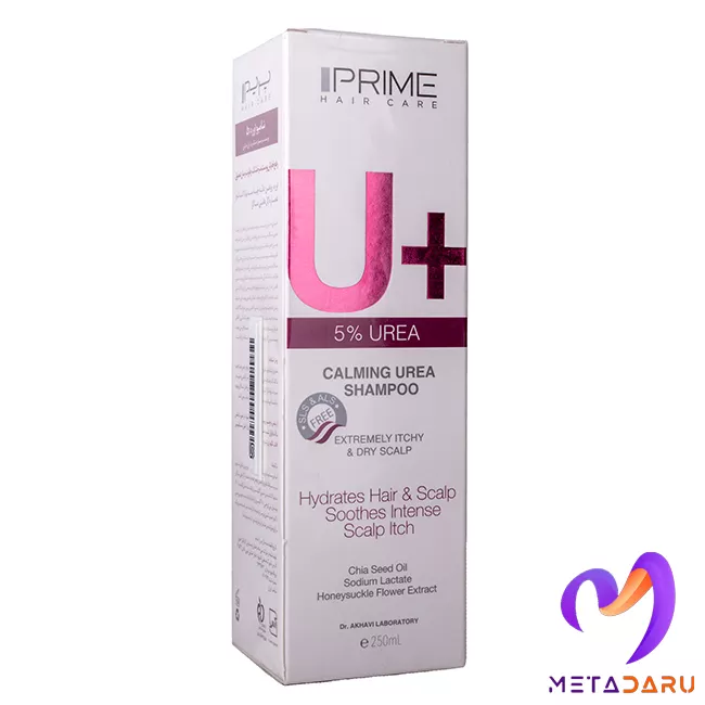 شامپو اوره 5% پوست سر بسیار خشک و دارای خارش پریم | Prime Calming UREA 5% Shampoo