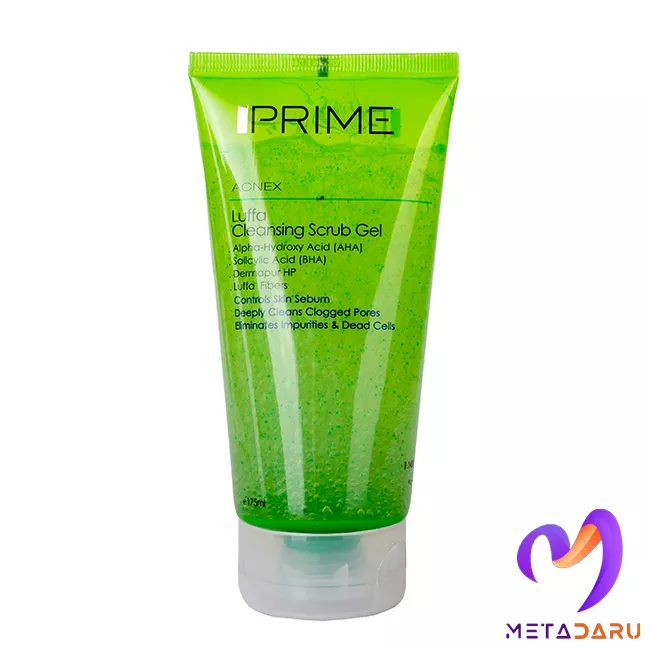 ژل پاک کننده اسکراب لوفا پریم | Prime Luffa Cleansing Scrub Gel