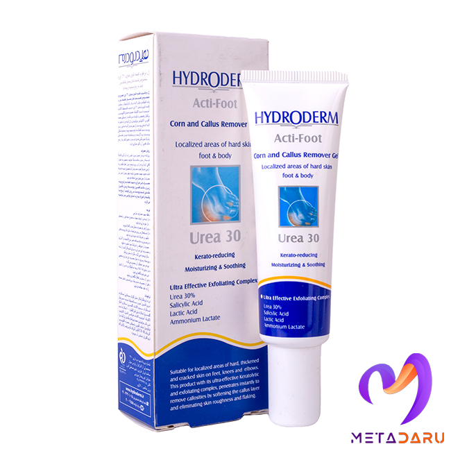 ژل مرطوب‌کننده قوی 30% اوره هیدرودرم | Hydroderm Acti-Foot UREA 30%