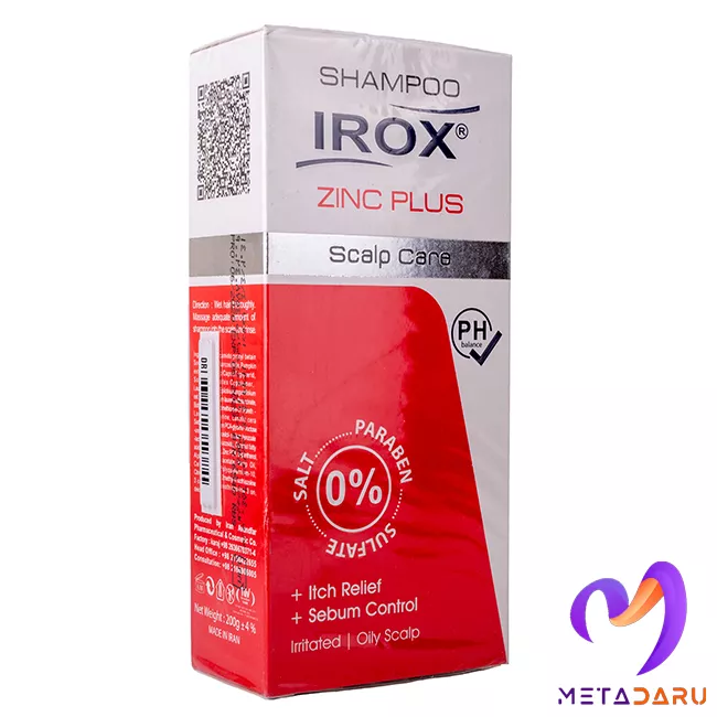 شامپو زینک پلاس ایروکس |  Irox Zinc Plus Shampoo