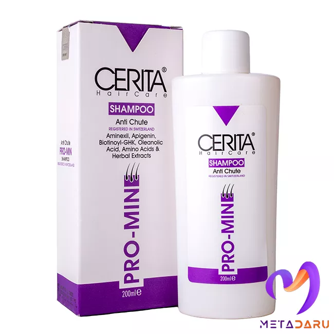 شامپو ضد ریزش مو پرومین سریتا | Cerita Pro-mine Anti Chute Shampoo