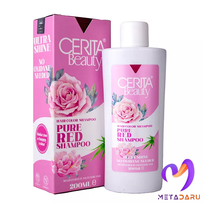 شامپو رنگساژ سریتا | Cerita Pure Red Shampoo