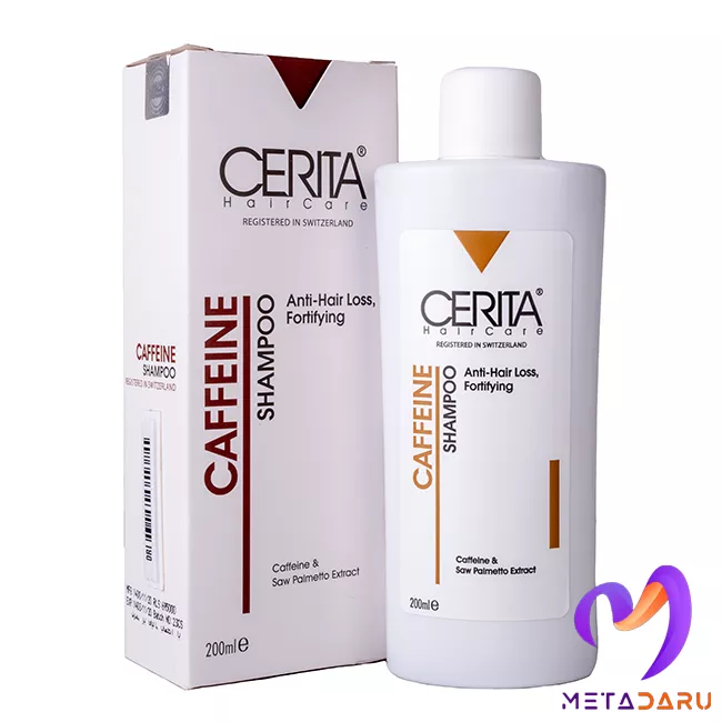 شامپو ضد ریزش مو کافئین سریتا | Cerita Caffeine Shampoo