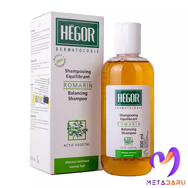 شامپو متعادل کننده روزانه حاوی رزماری هگور | Hegor Romarin Balancing Shampoo