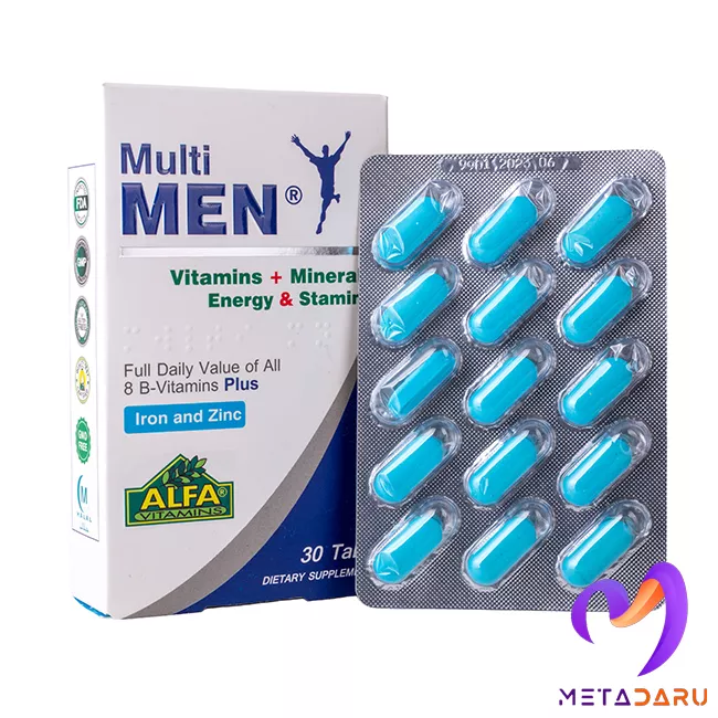 مولتی من آلفاویتامینز(آقایان) | Alfa Vitamins Multi Men