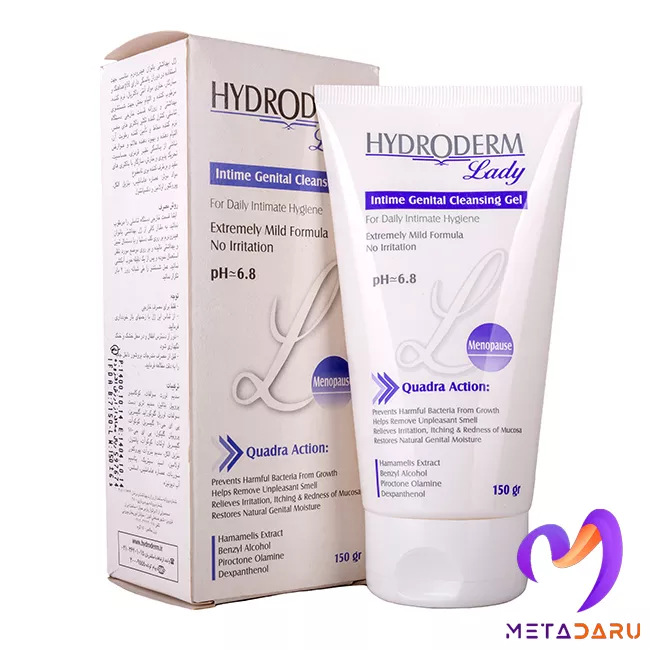 ژل بهداشتی بانوان Ph=6.8 هیدرودرم | Hydroderm Intime Grnital Cleansing Gel