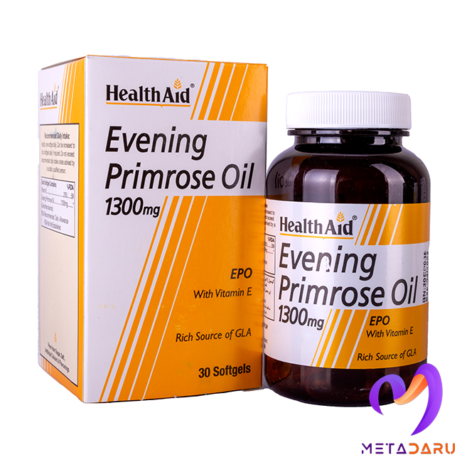 روغن گل مغربی 1300 میلی گرمی  EVENING PRIMROSE 1300MG CAP ( HEALTH AID )