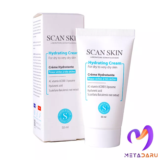 کرم آبرسان و مرطوب کننده پوست خشک و خیلی خشک اسکن اسکین | Scan Skin Hydrating Cream