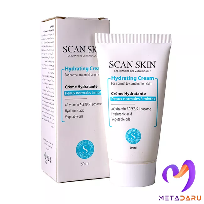 کرم آبرسان پوست نرمال تا مختلط اسکن اسکین | Scan Skin Hydrating Cream