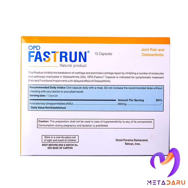 FASTRUN - JOINT PAIN & OSTEOARTHRITIS CAP