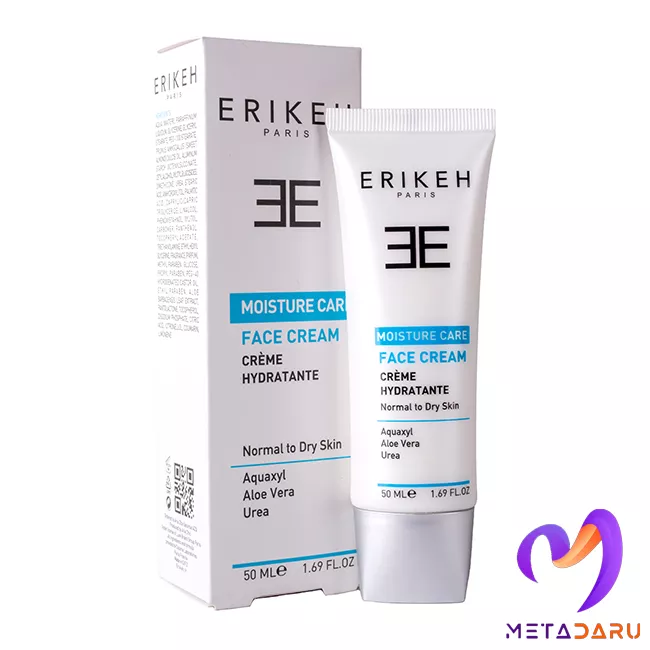 کرم مرطوب کننده و آبرسان صورت اریکه | Erikeh Moisture Care Face Cream