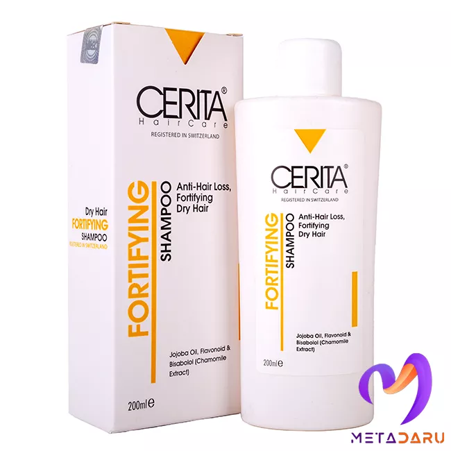 شامپو ضدریزش موهای خشک سریتا | Cerita Anti Hair Loss Shampoo