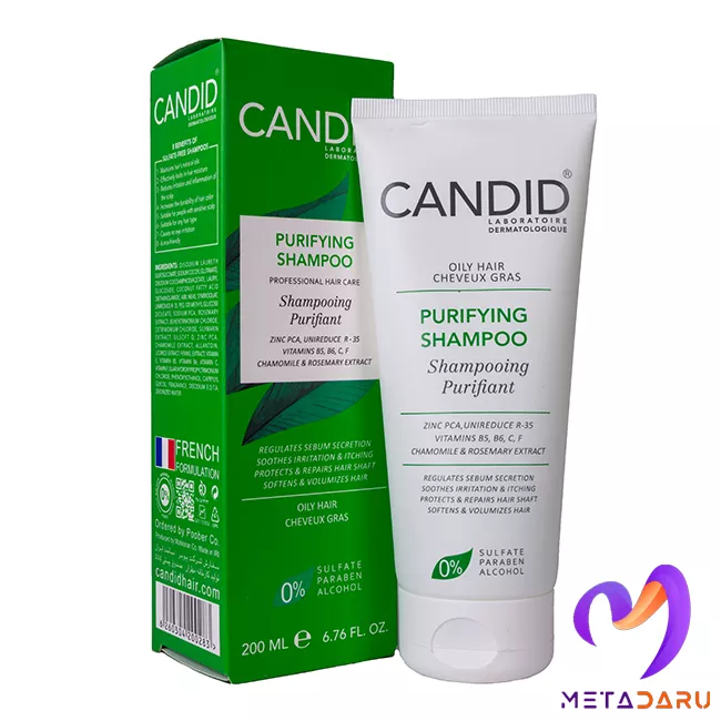 شامپو ویتامینه موی چرب کاندید | Candid Purifying Shampoo