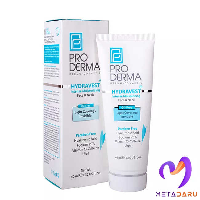 کرم مرطوب کننده صورت و گردن هیدراوست پرودرما | Proderma Hydravest Moisturizing Face & Neck Cream