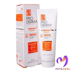 کرم ضدآفتاب و ضدچروک SPF90 سان وست پرودرما | Proderma Sunvest Sunscreen SPF90