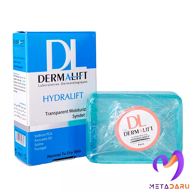 پن شفاف غیرصابونی مرطوب کننده پوست هیدرالیفت درمالیفت | Dermalift Hydralift