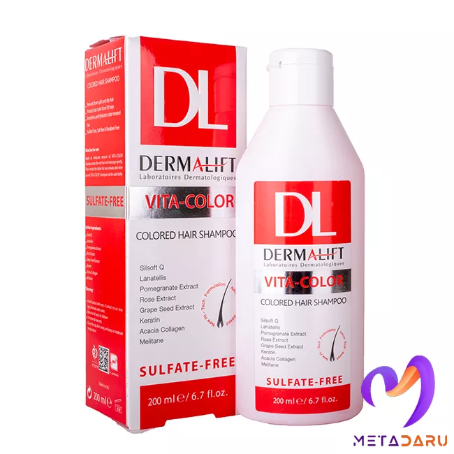 شامپو مو رنگ شده ویتا کالر درمالیفت | Dermalift Vita Color Colored Hair Shampoo