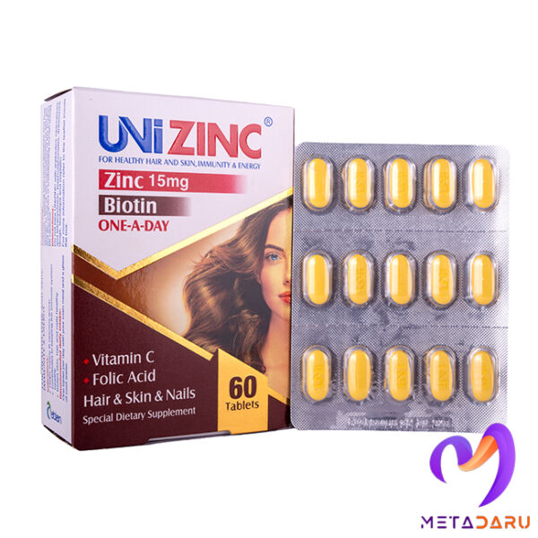 UNIZINC - ZINC15MG & BIOTIN TAB