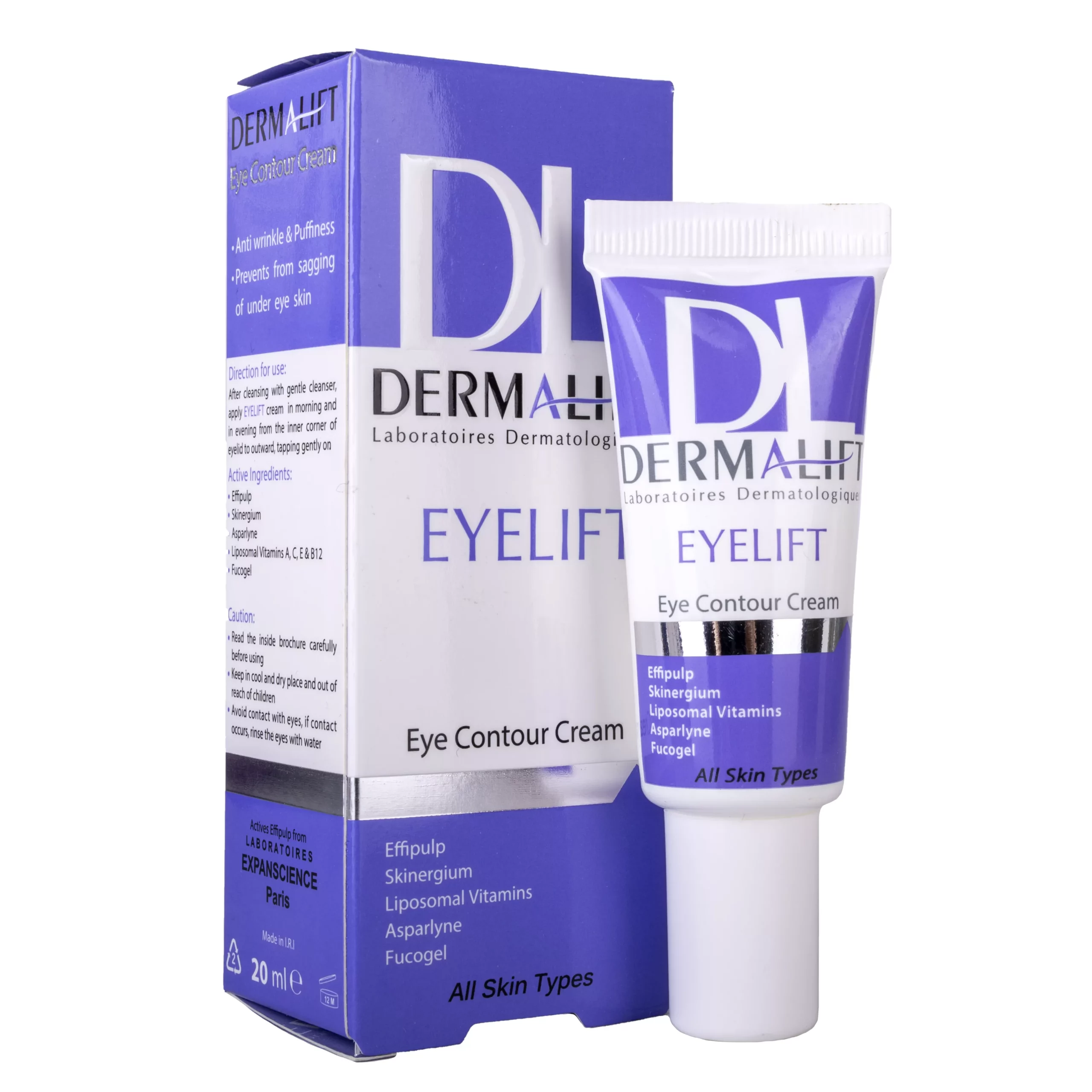 کرم کاهش دهنده چروک دور چشم درمالیفت | Dermalift EYELIFT