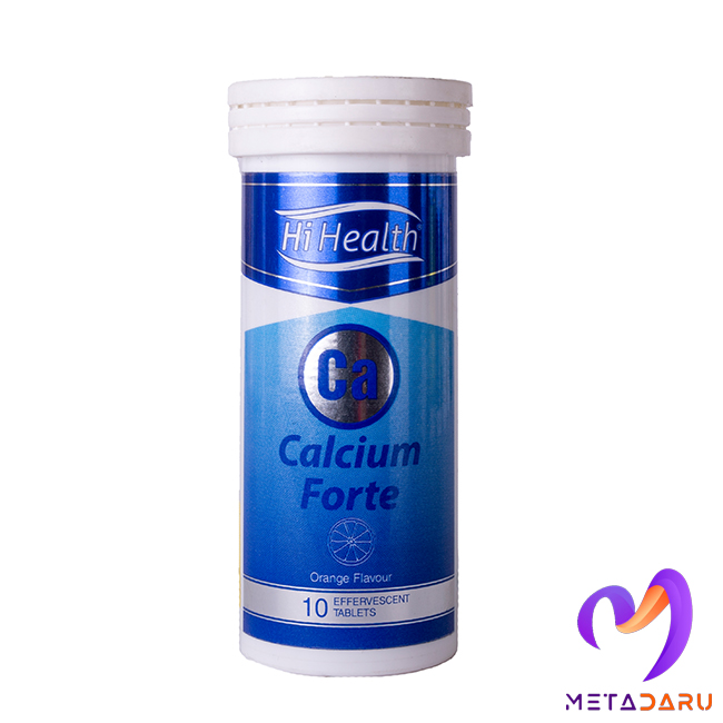 کلسیم فورت های هلث 10 عددی CALCIUM FORT EFF TAB ( HI HEALTH )