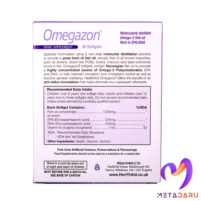 OMEGAZONE SOFT GEL ( HEALTH AID )