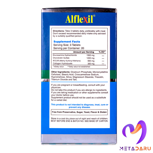 ALFLEXIL 60 TAB - GLUCOSAMIN CHONDROITIN (ALFA)