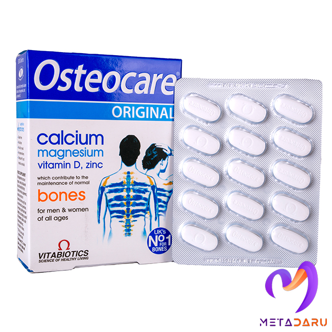 استئوکر 30 عددی OSTEOCARE – CALCIUM MAG VIT D3 ZINC TAB (VITABIOTICS)