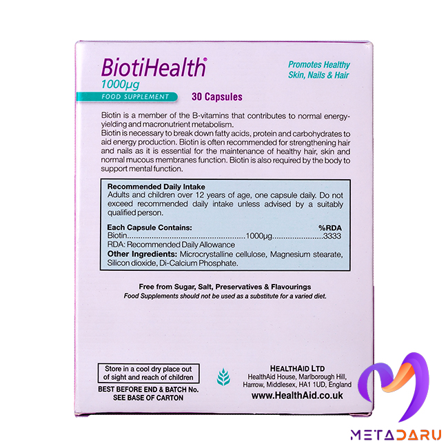 BIOTI HEALTH 1000MG CAP ( HEALTH AID )