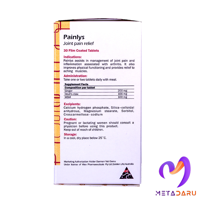 PAINLYS - JOINT PAIN RELIEF ( GOLDEN LIFE )