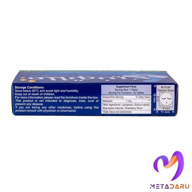 MELATONIN 1MG CHEW TAB ( SEPID TEB NIA )