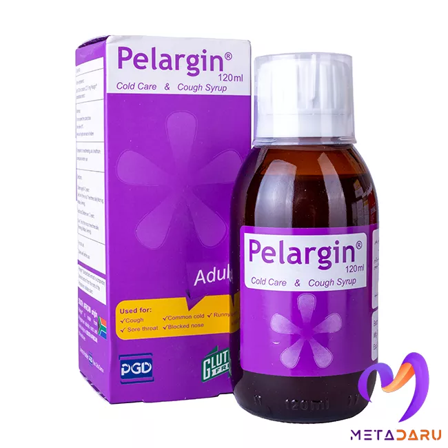 شربت ضد سرفه پلارژین پارس گیتا دارو | PGD Pelargin Syrup