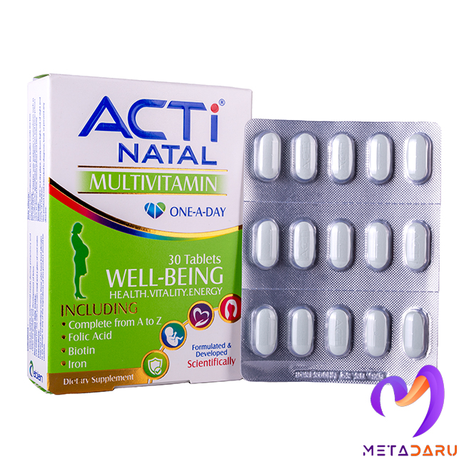 اکتی ناتالACTI NATAL – MULTIVITAMIN TAB