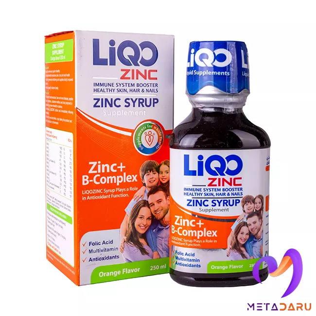 شربت زینک پلاس ب کمپلکس لیکو | Liqo Zinc+B-Complex Syrup