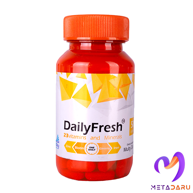 دیلی فرش (50 عددی) DAILY FRESH – 23VITAMINS AND MINERALS TAB ( VIT SKY )