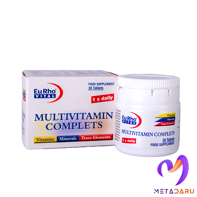 مولتی ویتامین کامپلیت (30 عددی) MULTIVITAMIN COMPLETS 30TAB – VITAFIT ( EURHO VITAL )