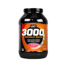 پودر ماسل مس 3000 طعم توت فرنگی کیو ان تی | QNT 3000 Muscle Mass