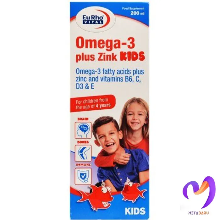 امگا3 پلاس زینک کیدز یوروویتال Omega Plus Zink Kids