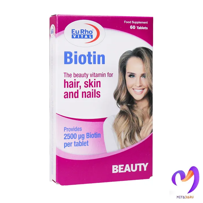 بیوتین یورو ویتال 60 عددی Eurho Vital Biotin 60