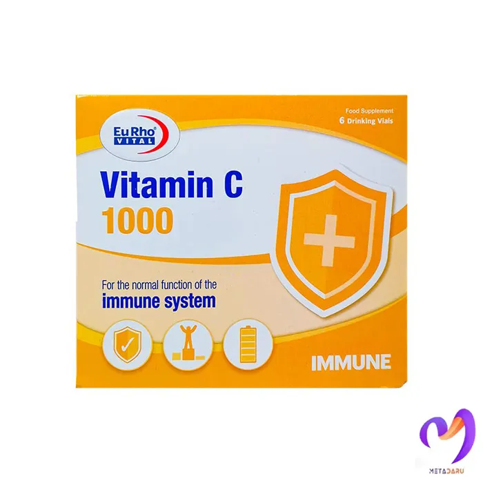 ویتامین سی یوروویتال 1000 میلی گرم Eurho Vital Vitamin C 1000 mg